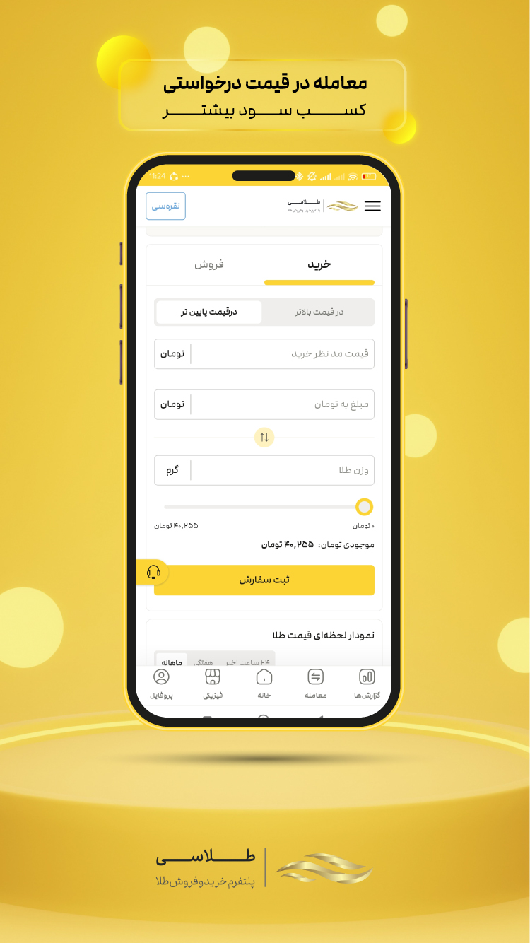 دانلود طلاسی برای آیفون