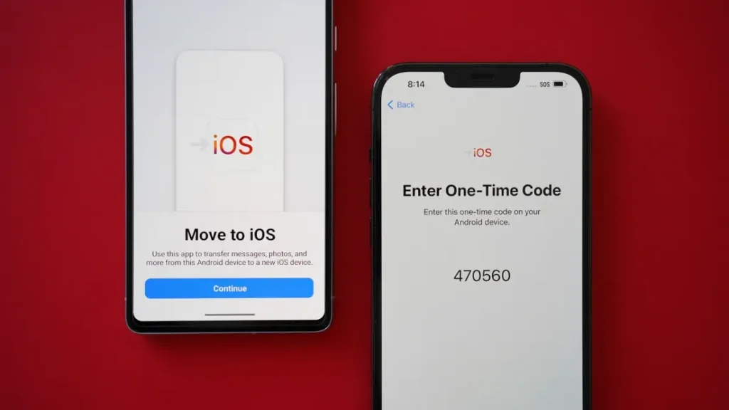 انتقال فایل از اندروید به آیفون | استفاده از برنامه Move to iOS