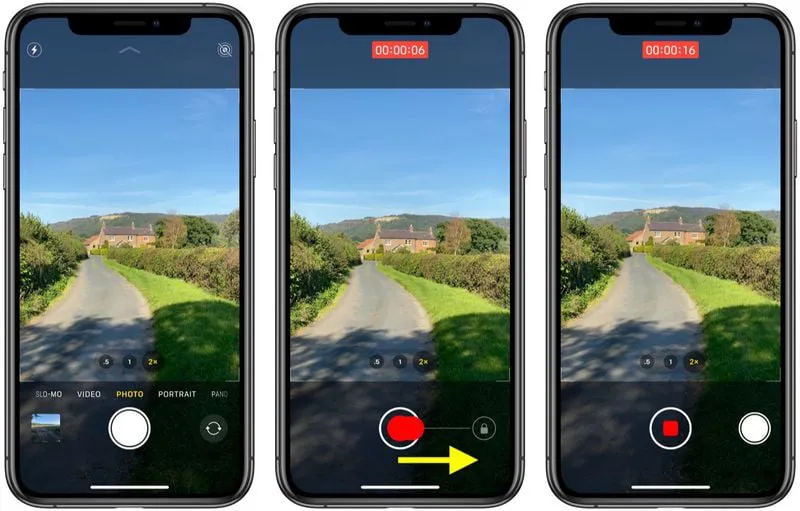 استفاده از QuickTake برای ضبط فیلم و پخش آهنگ در آیفون به‌صورت همزمان