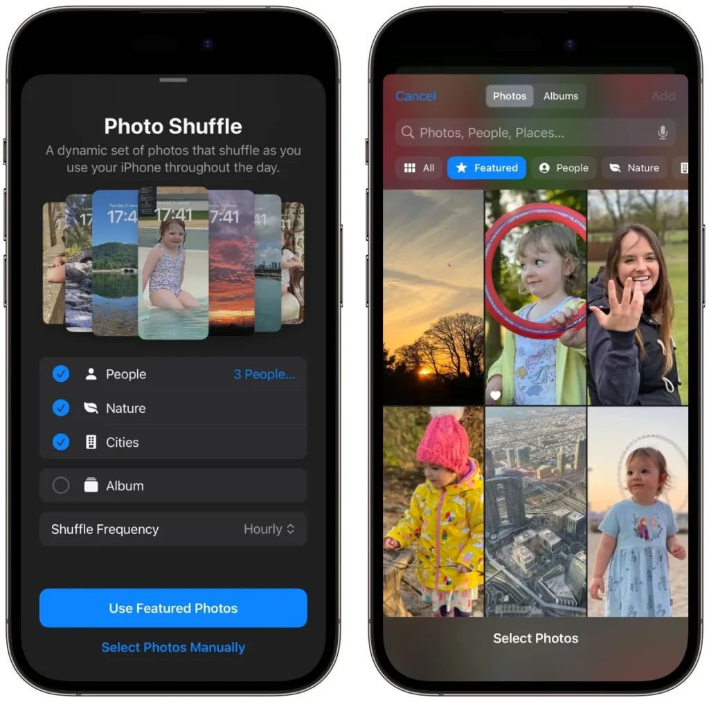 آموزش تغییر خودکار والپیپر آیفون با Photo Shuffle
