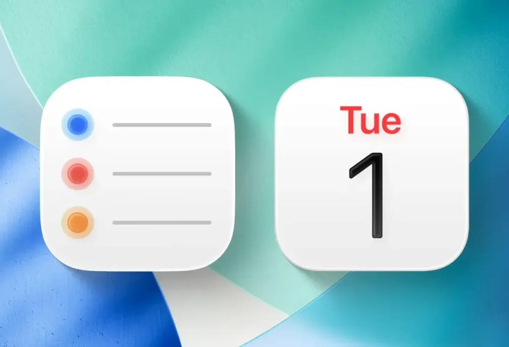 قابلیت جدید برنامه ریمایندر برگرفته از Calendar آیفون