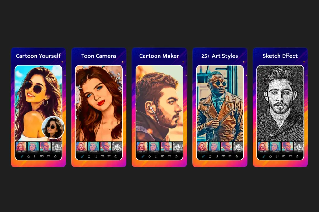 برنامه Instant Toon برای آیفون